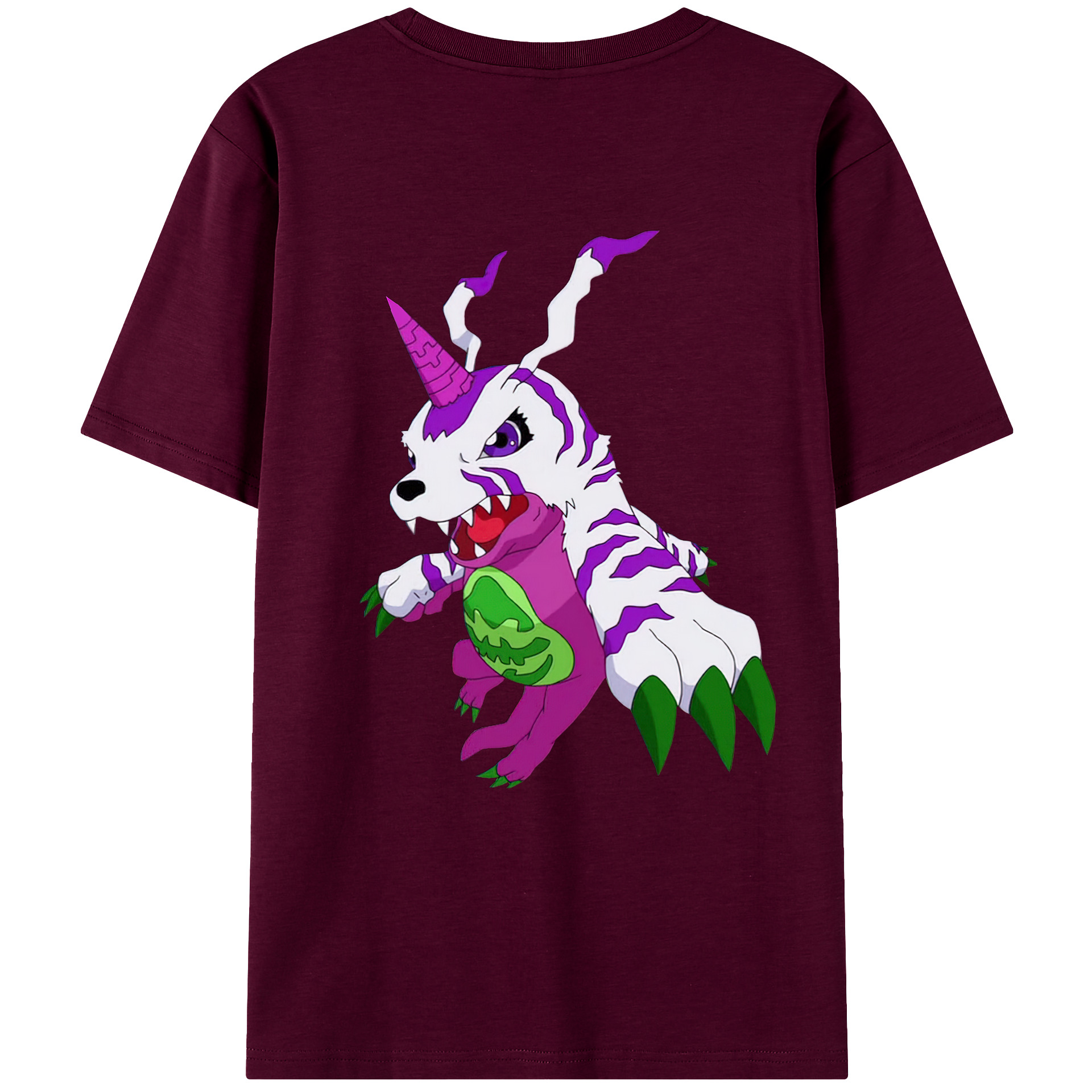 （画像用） Digimon デジタルモンスター/デジモン レディース半袖Tシャツ(バックプリント)